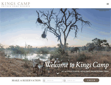 Tablet Screenshot of kingscamp.com